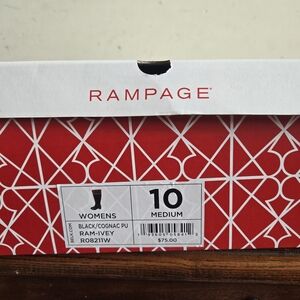 Rampage Black and Cognac Women's Boots